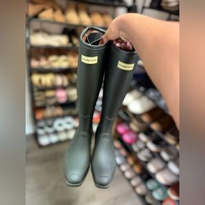 Hunter Black Waterproof Boots
